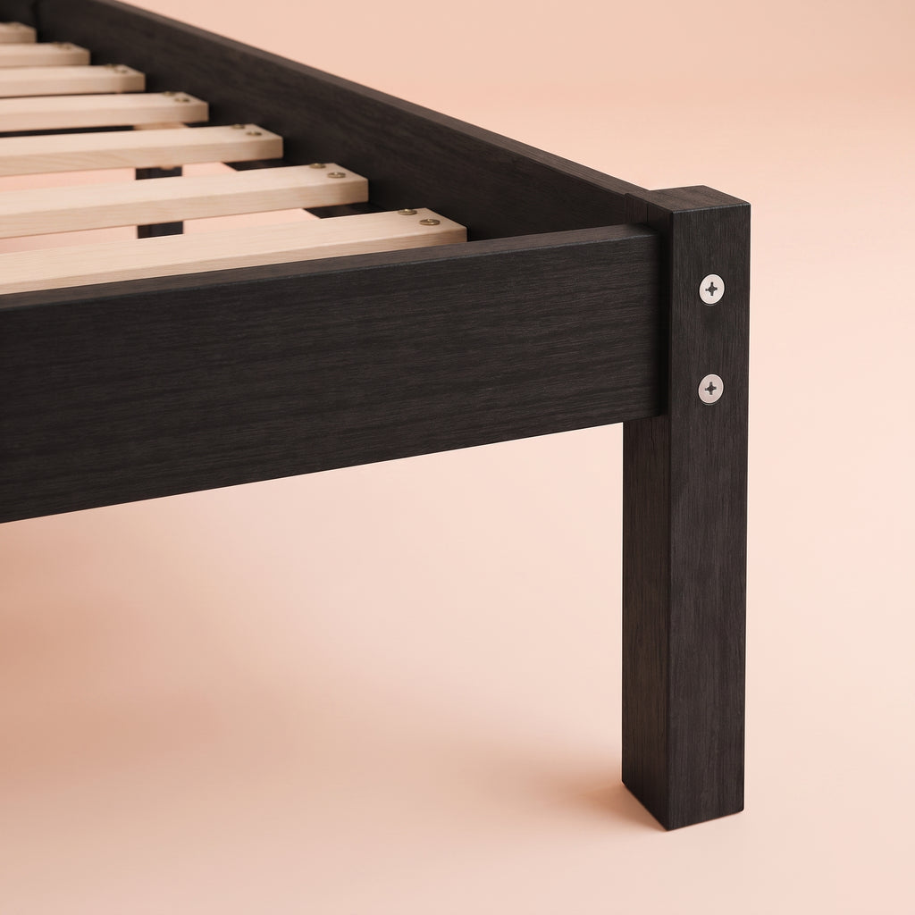 Sommier noir en bois | Legno