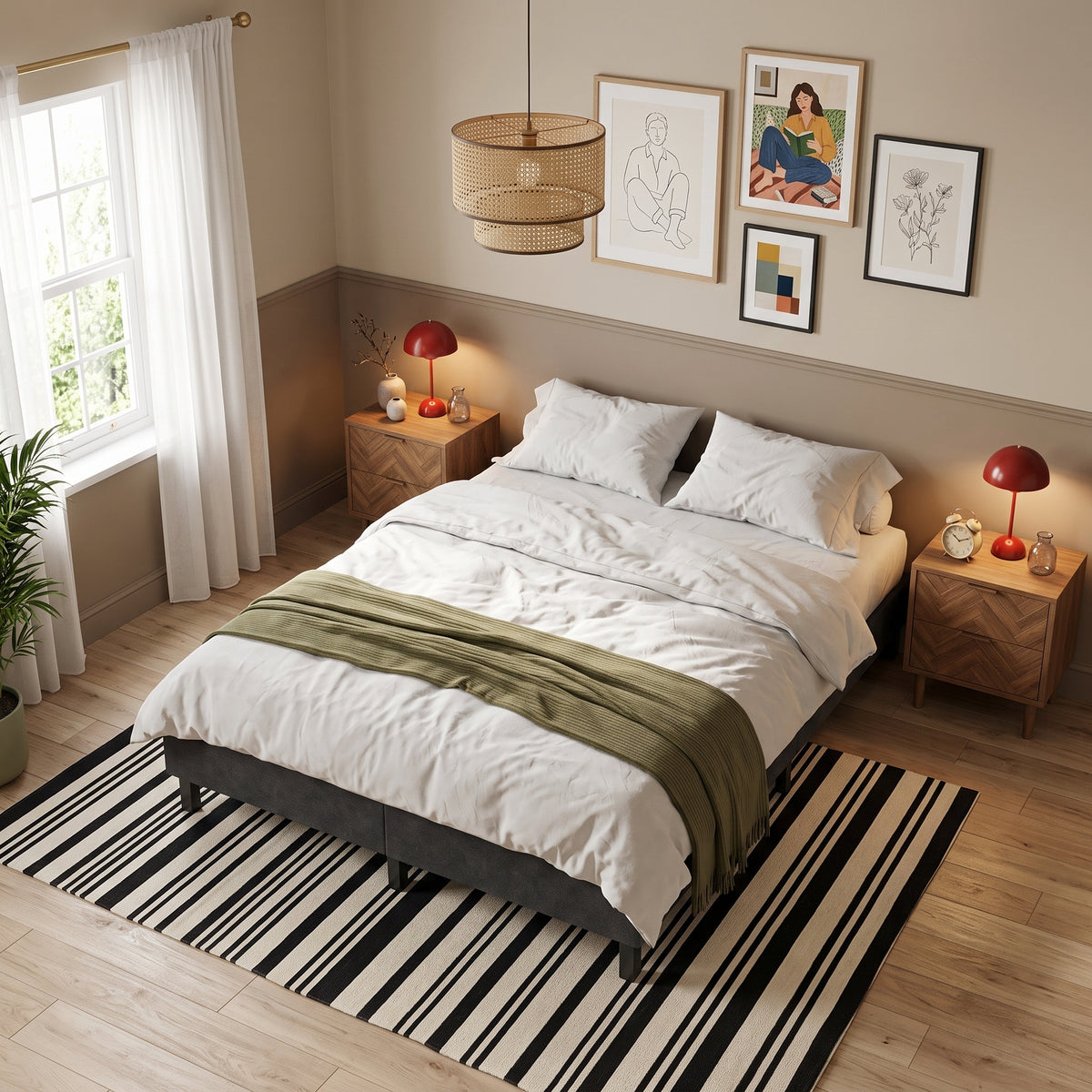 Sommier tapissier noir | Tela