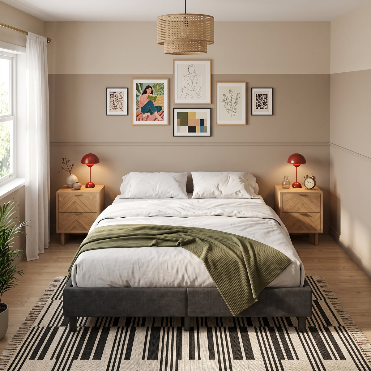 Sommier tapissier noir | Tela