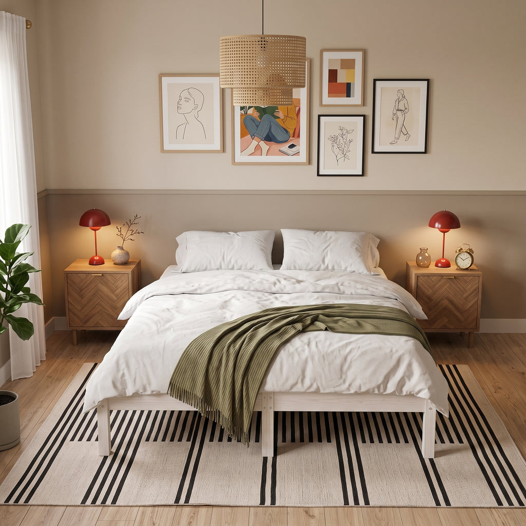 Sommier blanc en bois | Legno