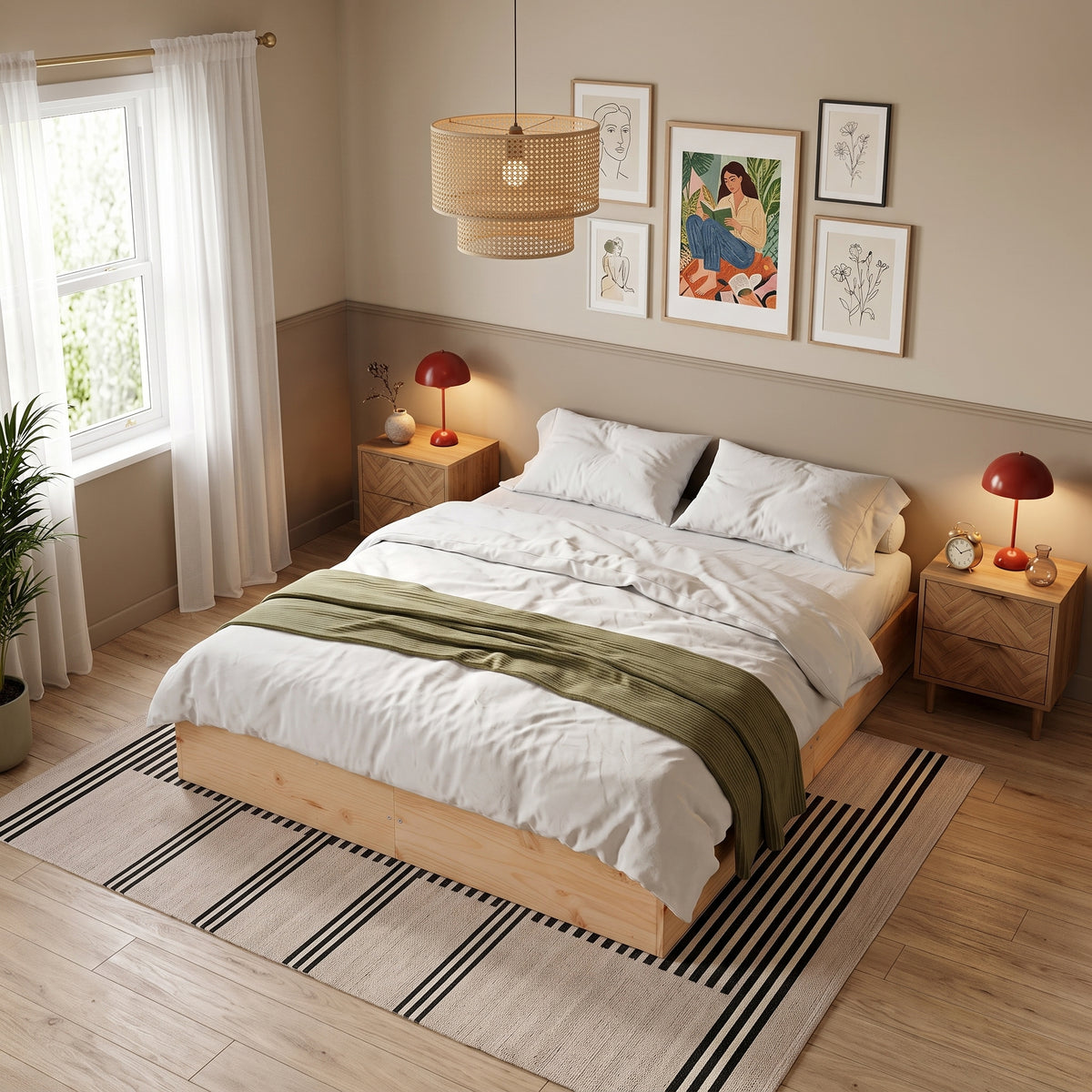 Sommier en bois naturel | Sereno
